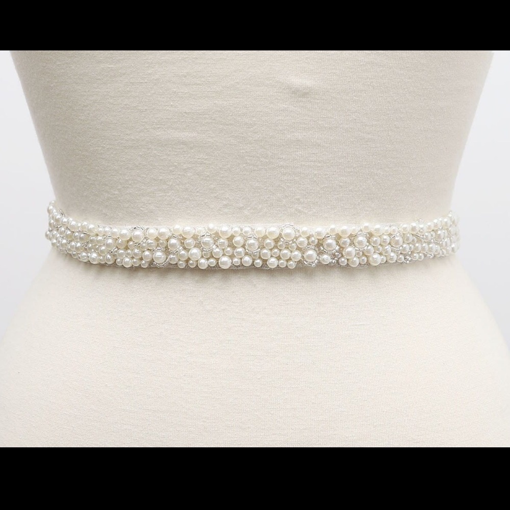 pearl bridal belt 💍